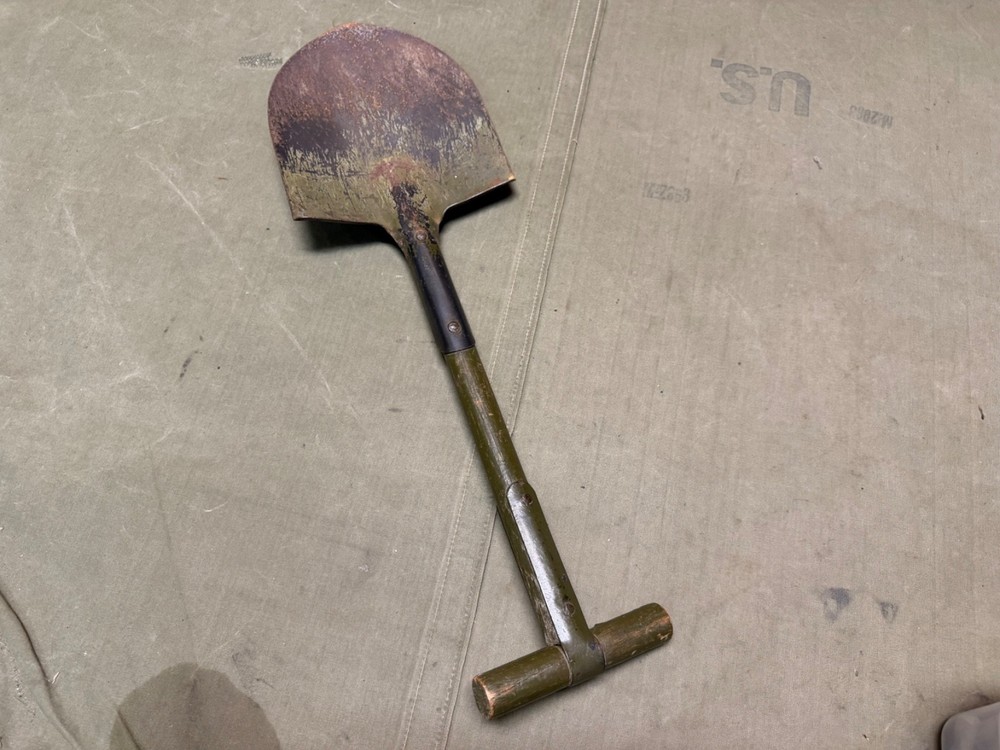 ORIGINAL WWI WWII US ARMY M1910 T-HANDLE FIELD E-TOOL ENTRENCHING SHOVEL