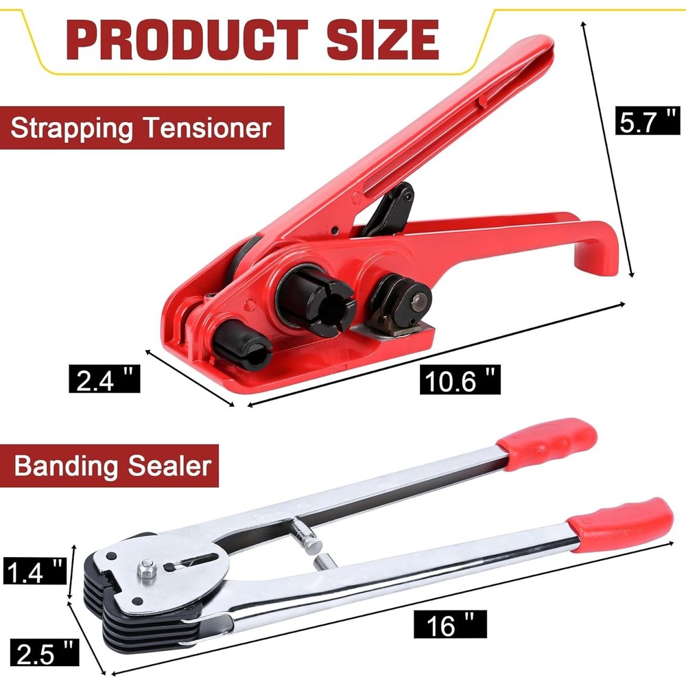 Red Packaging Strapping Bundle for Pallets & Logistics
