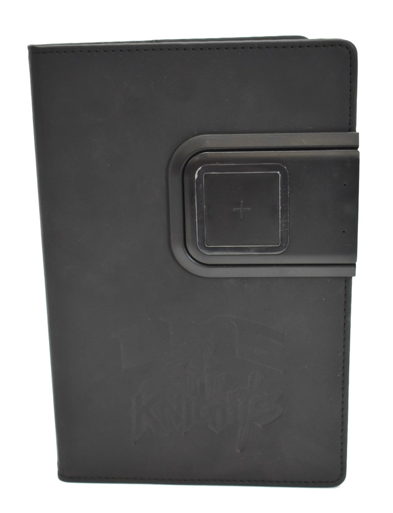 Prime Line Refillable Journal with Wireless Charging Panel Branded READ