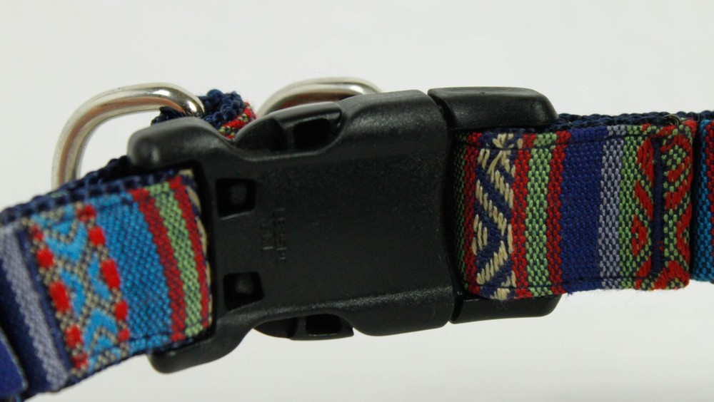 Marityn Aztec Blue Red Size Large Dog Harness