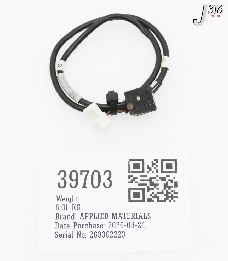 39703 APPLIED MATERIALS ASSY HALL EFFECT SENSOR 0090-36342