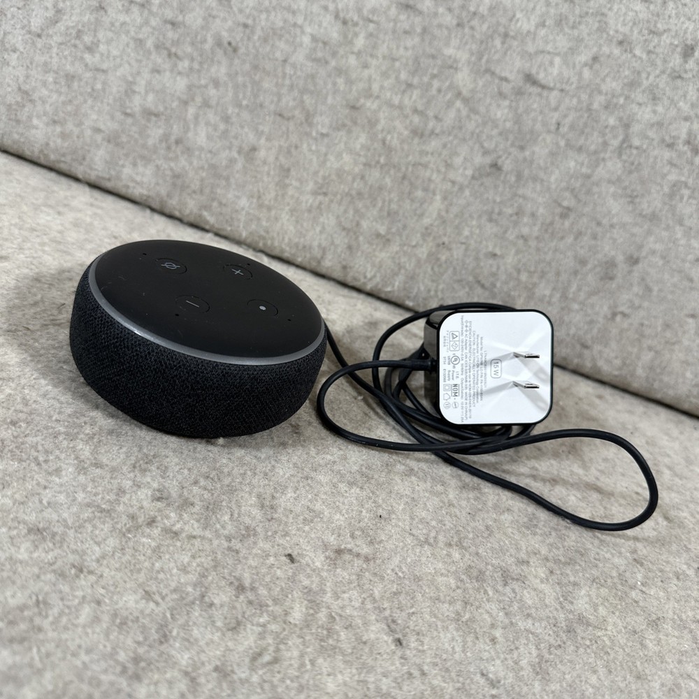 Amazon Echo Dot (3rd Generation) Smart Speaker with Alexa with Charger Gray
