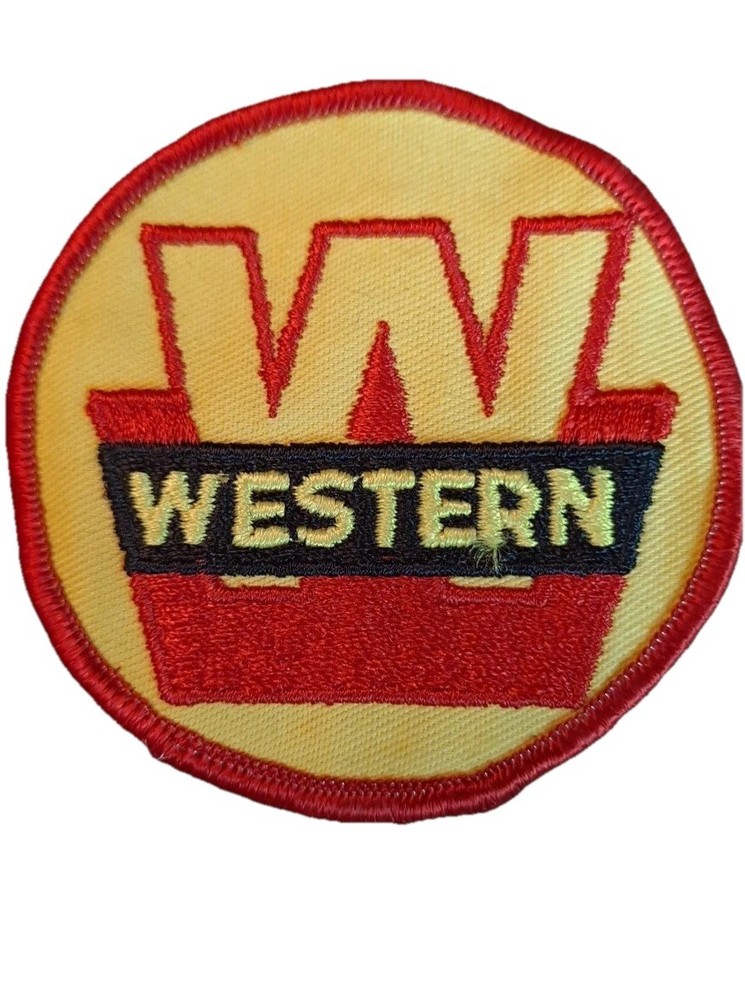 Vintage  WESTERN Embroidered Patch 3"