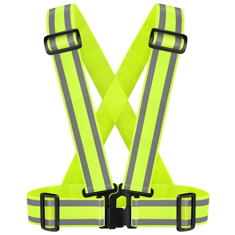 IDOU High Visibility Reflective Safety Vest | Lightweight,Adjustable & Elasti...