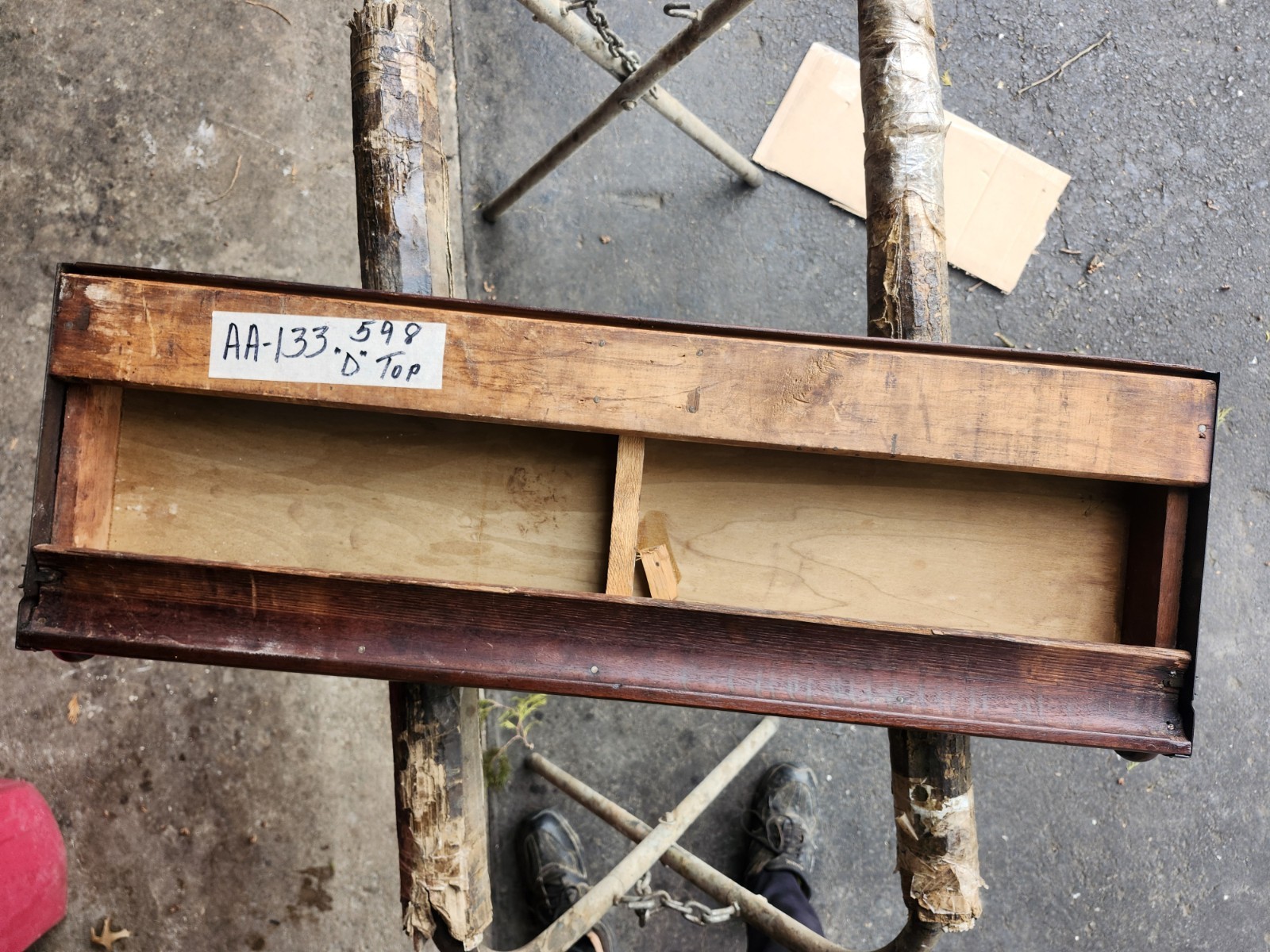 Globe Wernicke Mahogany Ogee "D" Grade 598 Barrister Bookcase Top