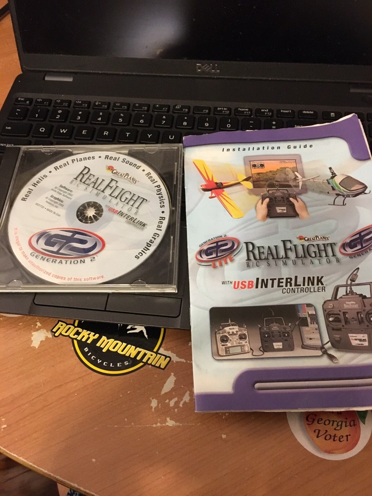 Great Planes Real Flight R/C Flight Simulator Futaba Controller & Game
