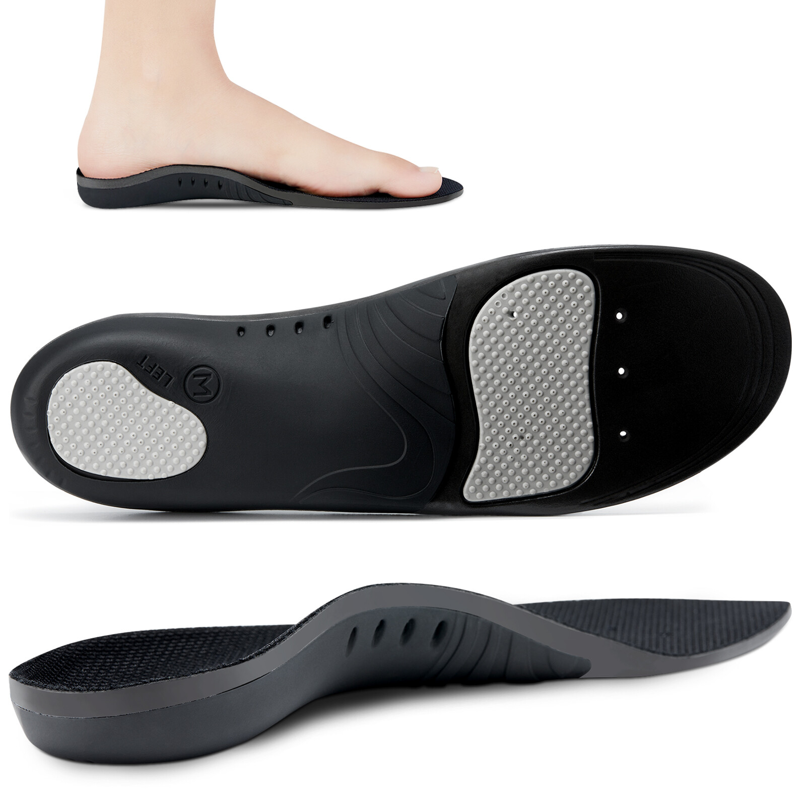 Insoles Plantar Fasciitis Arch Support Orthotic Insole for Men&amp;women