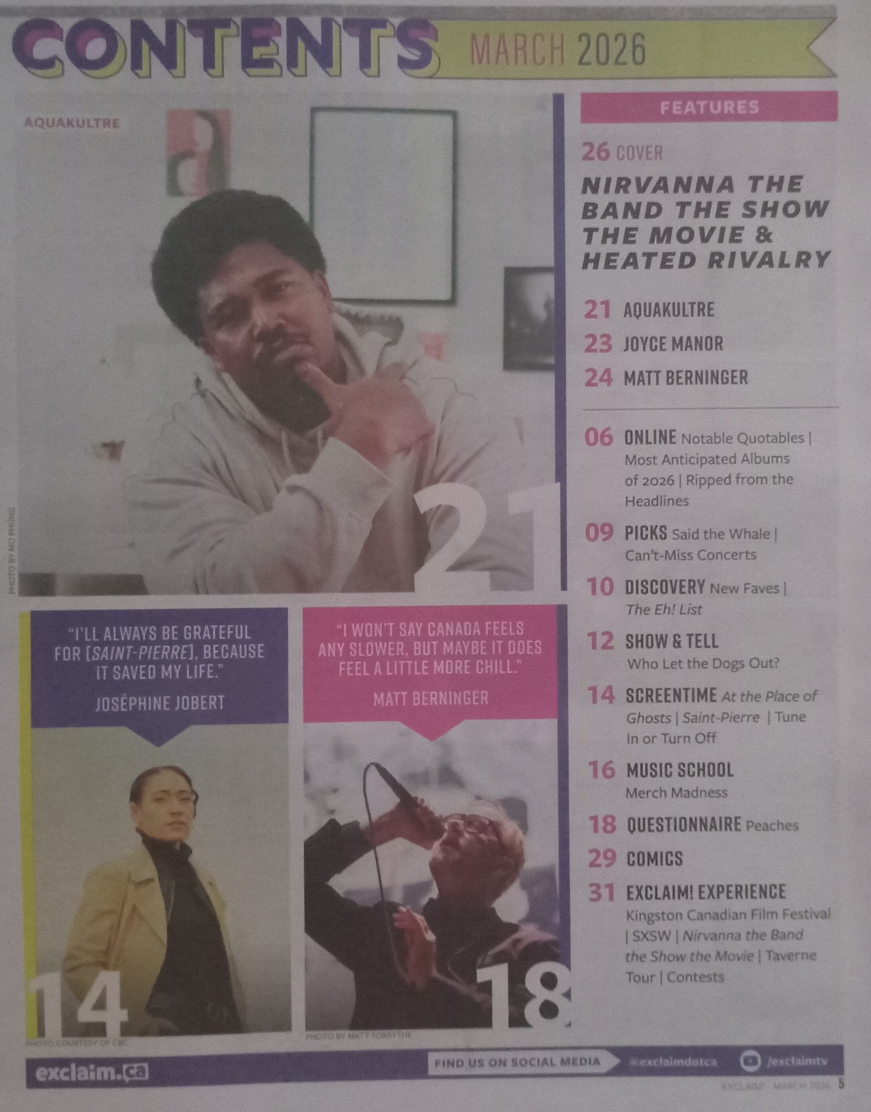 Exclaim! Magazine Nirvanna The Band Show Movie Heated Rivalry Canadian TV Music