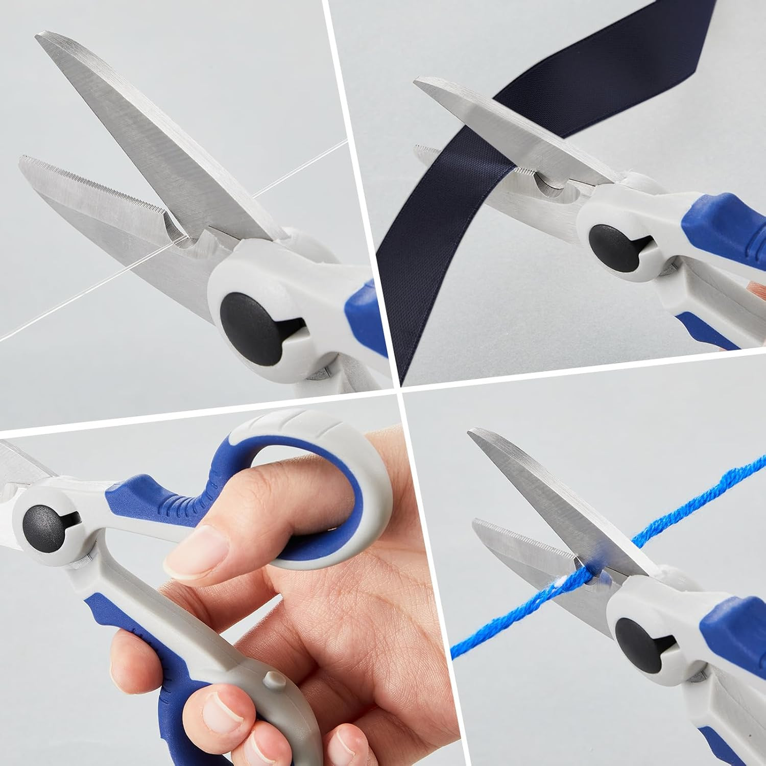 2 Pack Heavy Duty Fishing Line Scissors Braided Line Cutters for Fishing