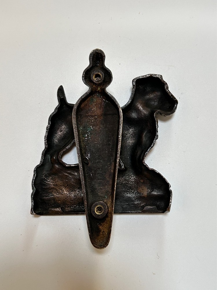 Vintage Sealyham Terrier Brass Door Knocker