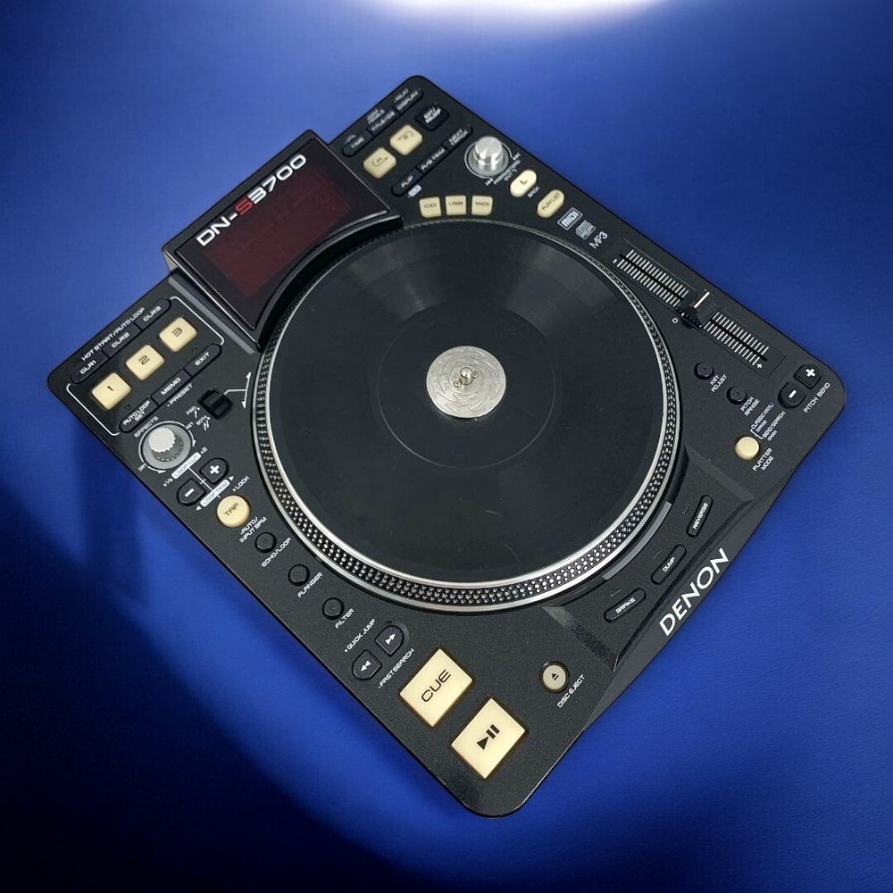 Denon DN-S3700 DJ CD Player USB Media Motorized Deck Tested Working