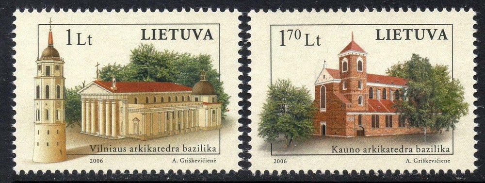 LITHUANIA MNH 2006 Churches