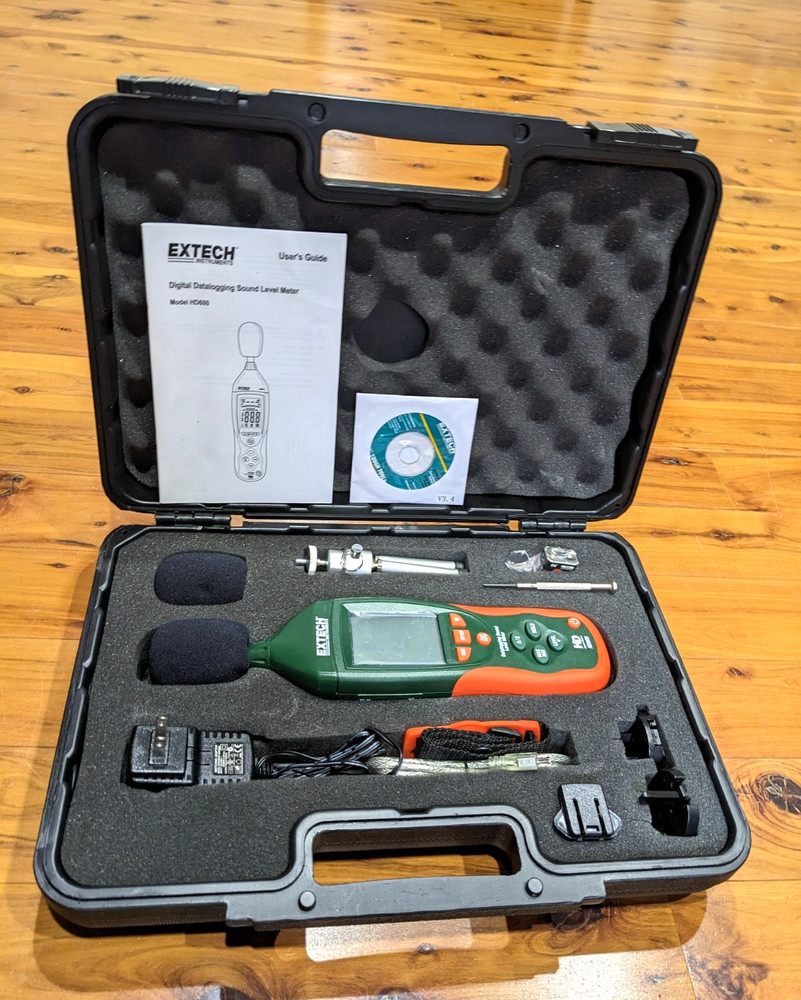 Extech Instruments Data logging Sound Level Meter Model HD 600