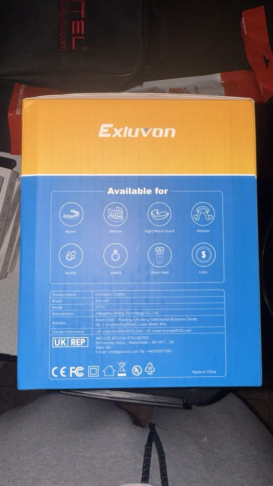 ultrasonic cleaner Exluvon