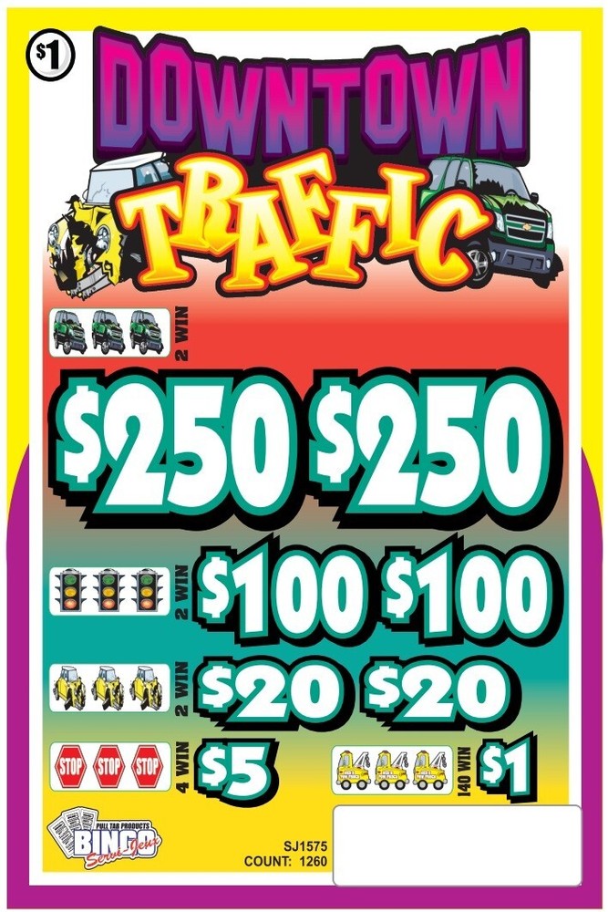 NEW pull tickets DOWNTOWN TRAFFIC - Instant Tabs