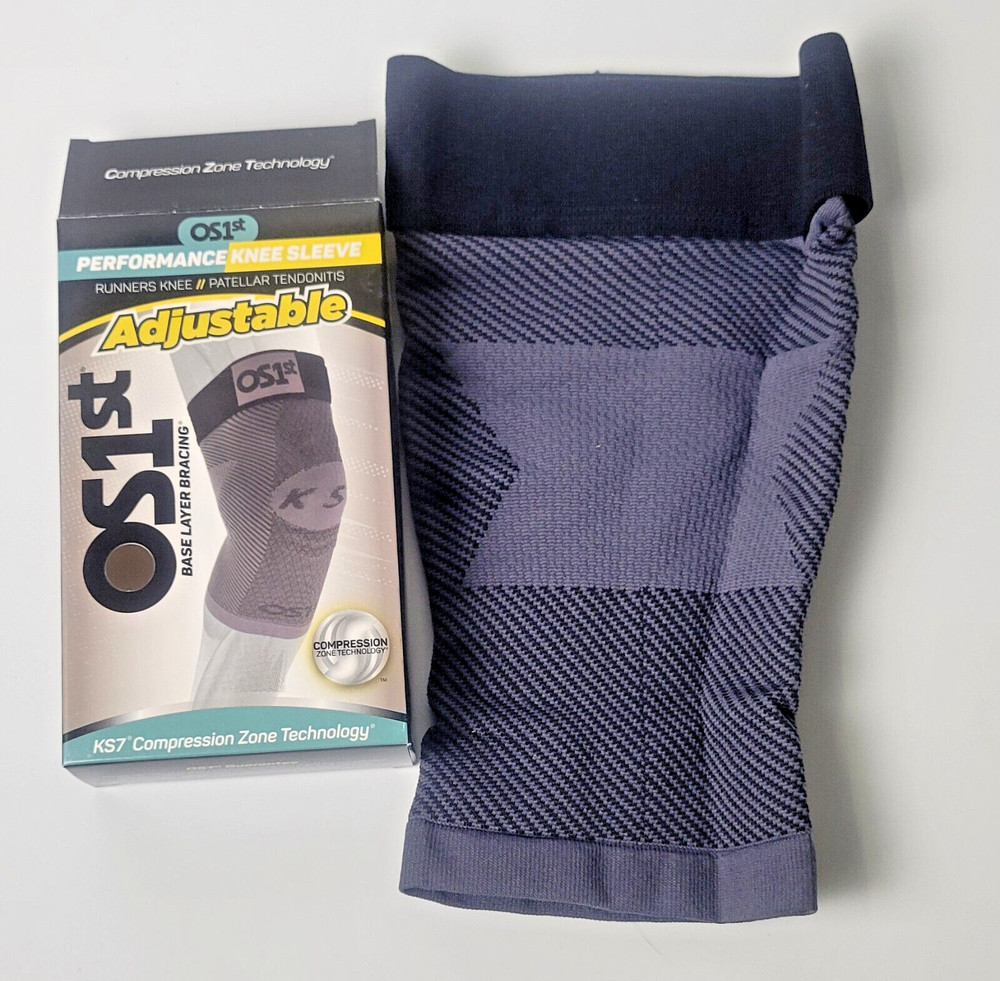 OS1st KS7+ Adjustable Performance Knee Sleeve Grey M