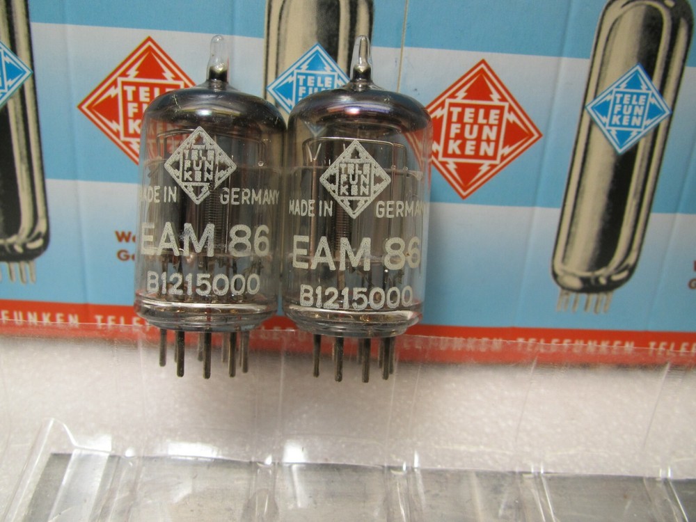 QUAD TELEFUNKEN EAM 86 MAGIC EYE / TUNING INDICATOR TUBE