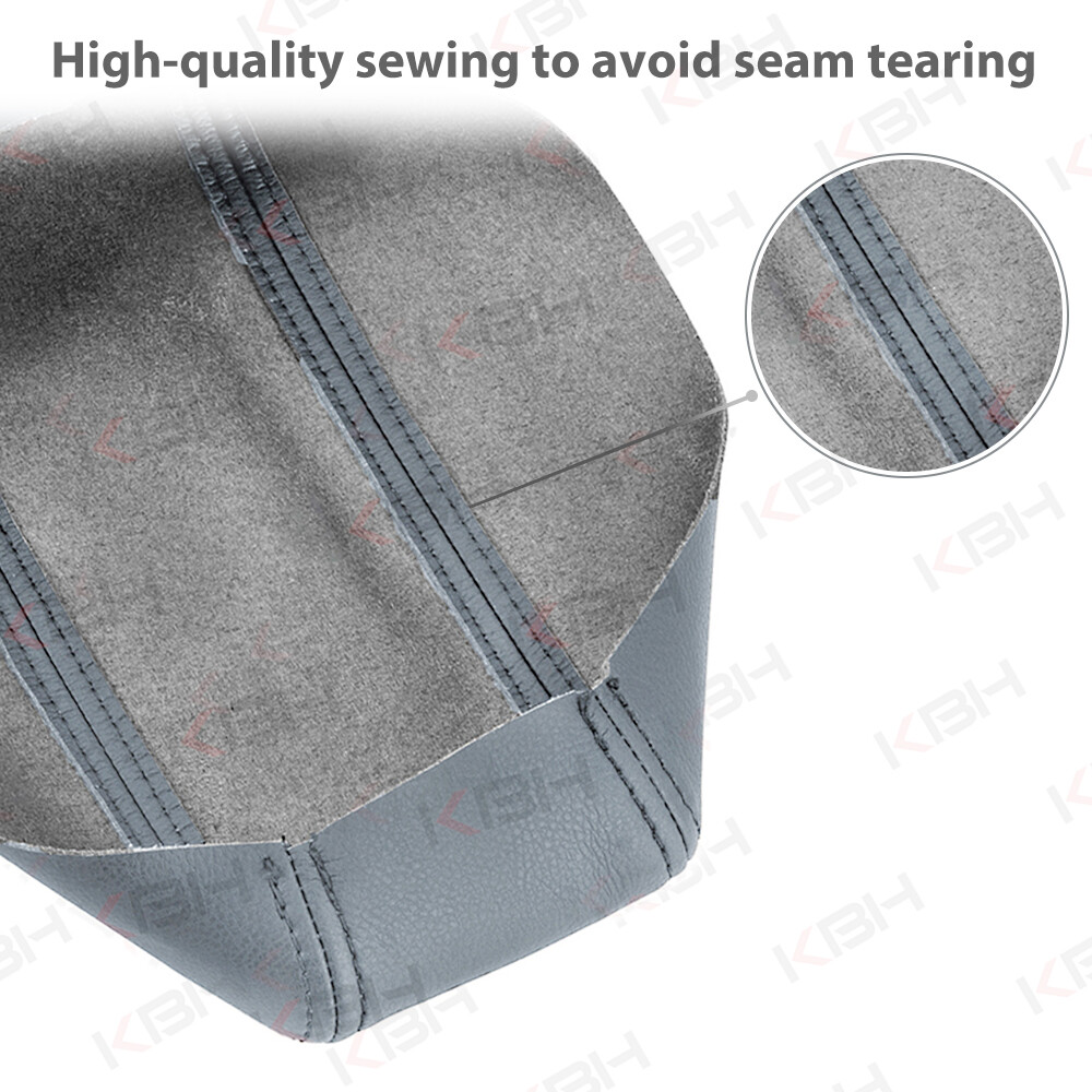 Fits 1996-2002 Toyota 4Runner Center Console Lid Armrest Leather Cover Trim Gray