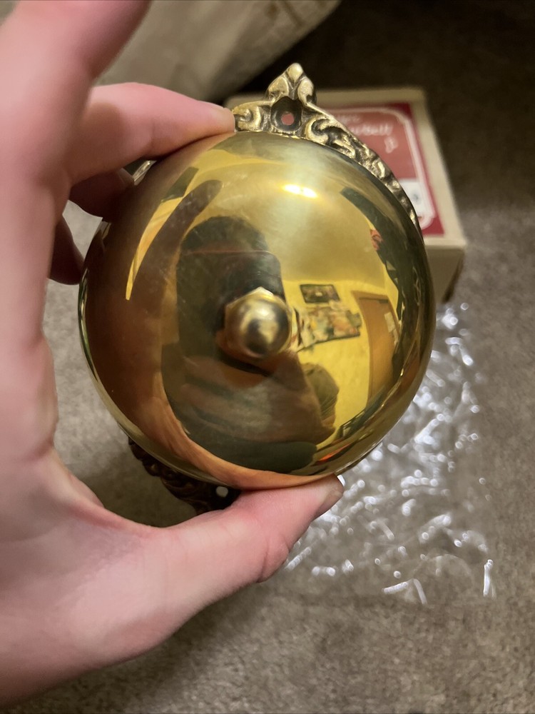 Nostalgic Brass Doorbell 1982 Mountable Taiwan -missing key- Chadwick Miller