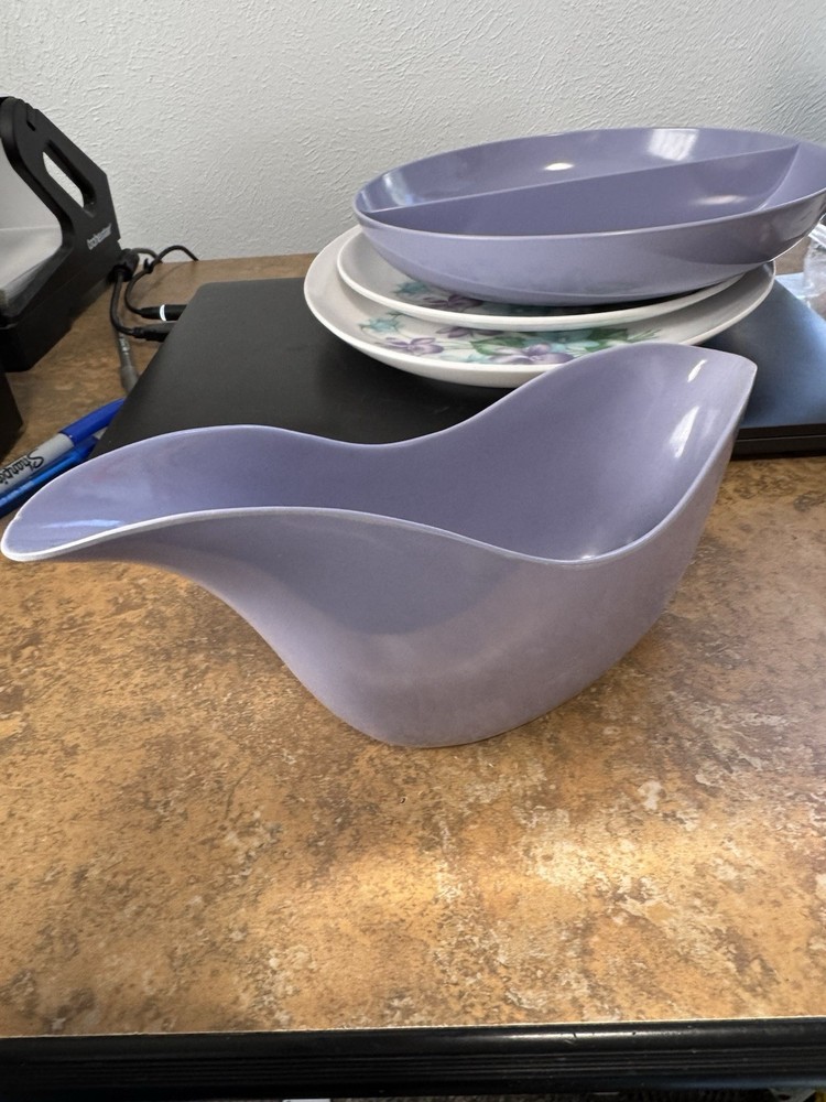 Melmac Raylon Lilac 4 Pc Set