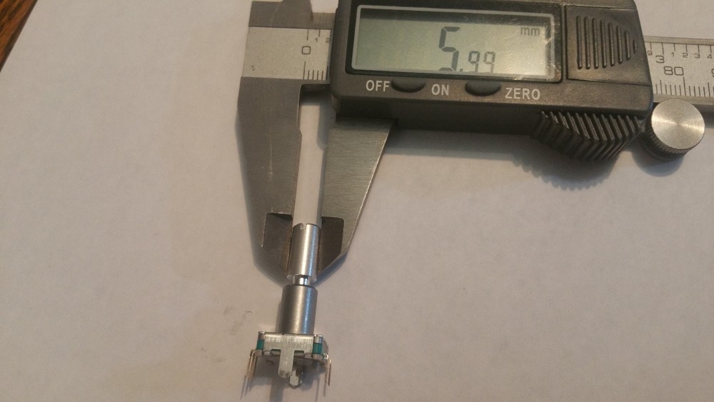 Alps Rotary Encoder w/ Momentary Switch - 30 Detents / 360 Degrees - PC Board