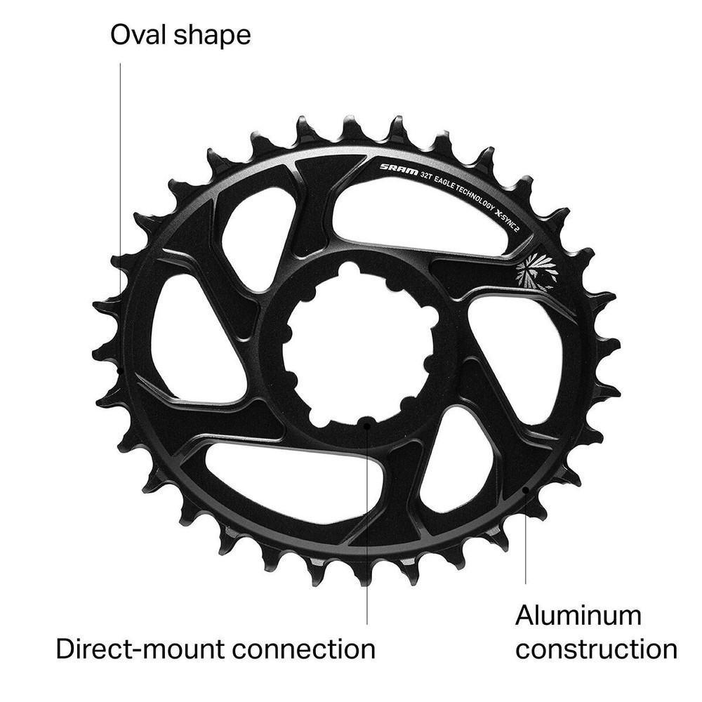SRAM X-Sync 2 Eagle 12-Speed Direct Mount Oval Chainring - Boost