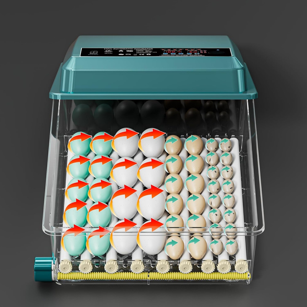 Automatic Egg Incubator 36-Tray, Digital Humidity Control with Auto Flip, Adjust