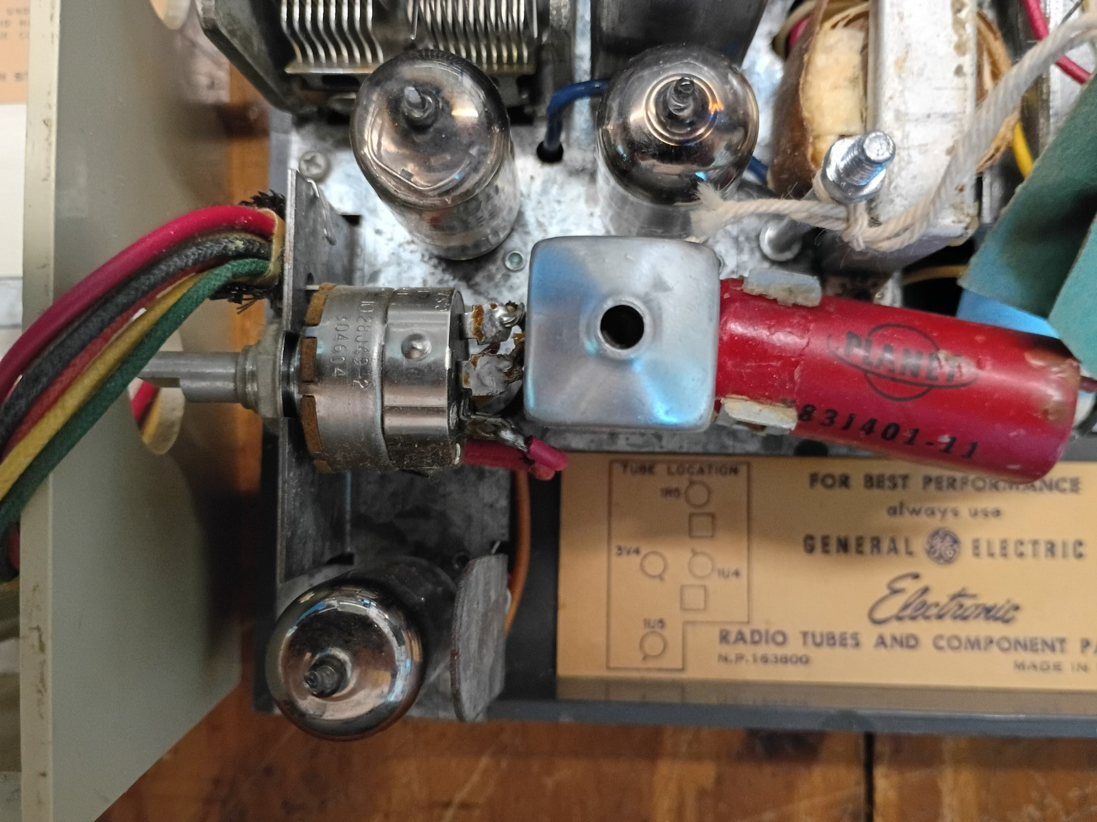 ✨RARE 1955 General Electric Model 680 Convertible Clock Radio - Parts Restore ✨