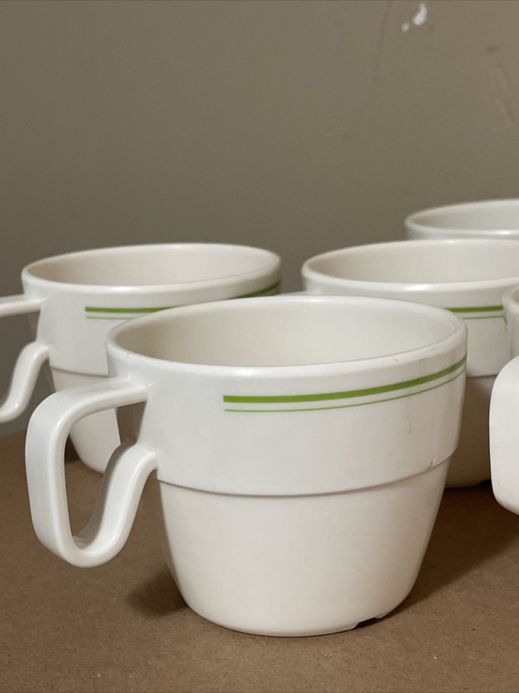 7 Coleman Melamine/Plastic Stacking Camping Cups