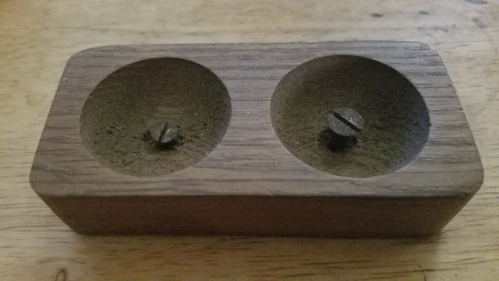 Wood Phonograph Needle Cups