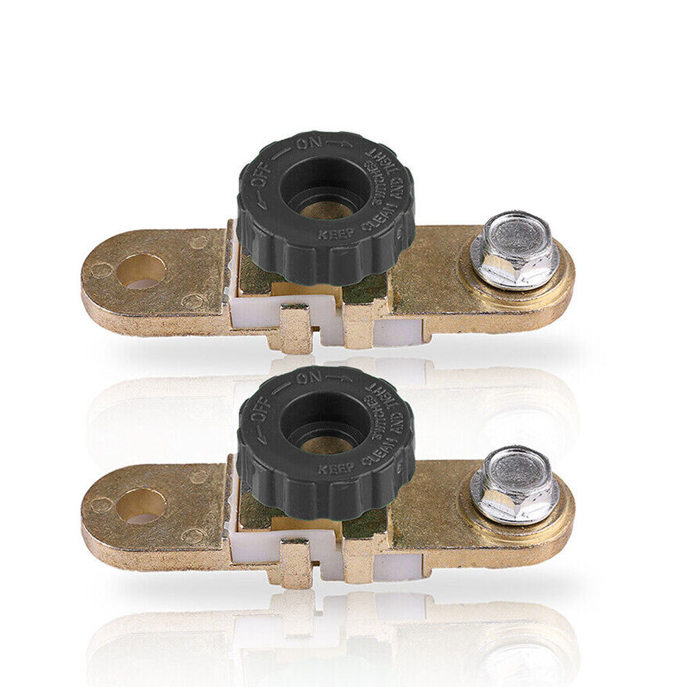 2x Car Battery Link Terminal Quick Cut-off Disconnect Master Kill Shut Switch