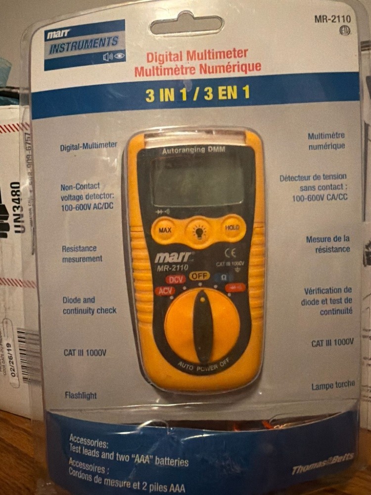 Marr Instruments MR-2110 Digital Multimeter