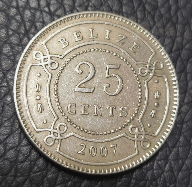 2007 Belize 25 Cents Coin