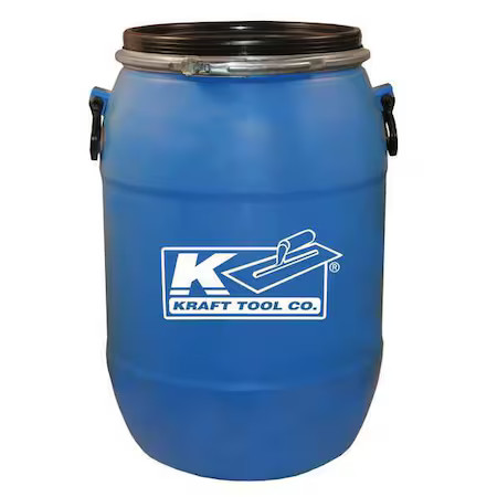 Kraft Tool Gg601 Mixing Barrel, Hdpe, 26 In H, Black