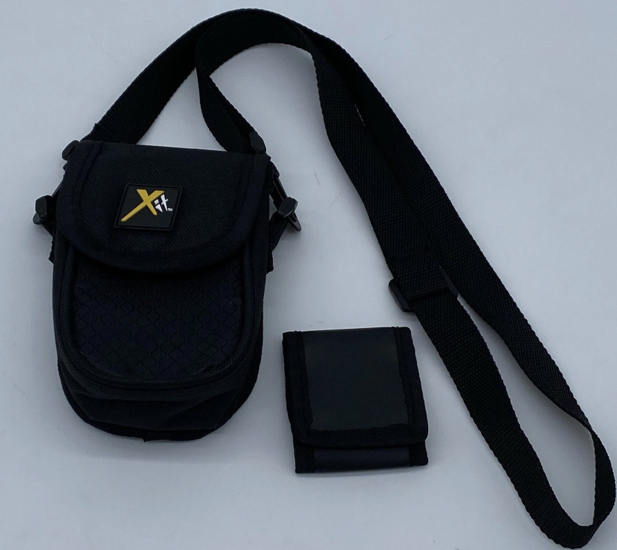 Deluxe "Point & Shoot" Small Camera Case w/ Shoulder Strap, Hook/Loop Pouch, New