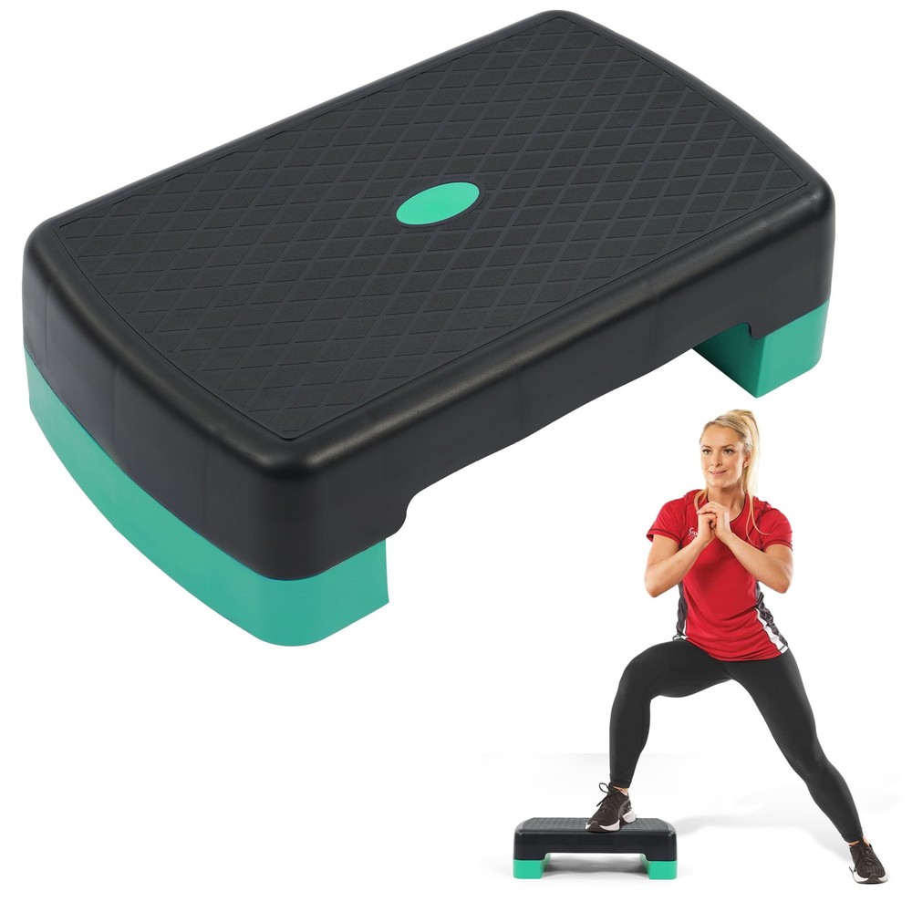 Adjustable Workout Aerobic Stepper Step Platform Trainer, 18-In