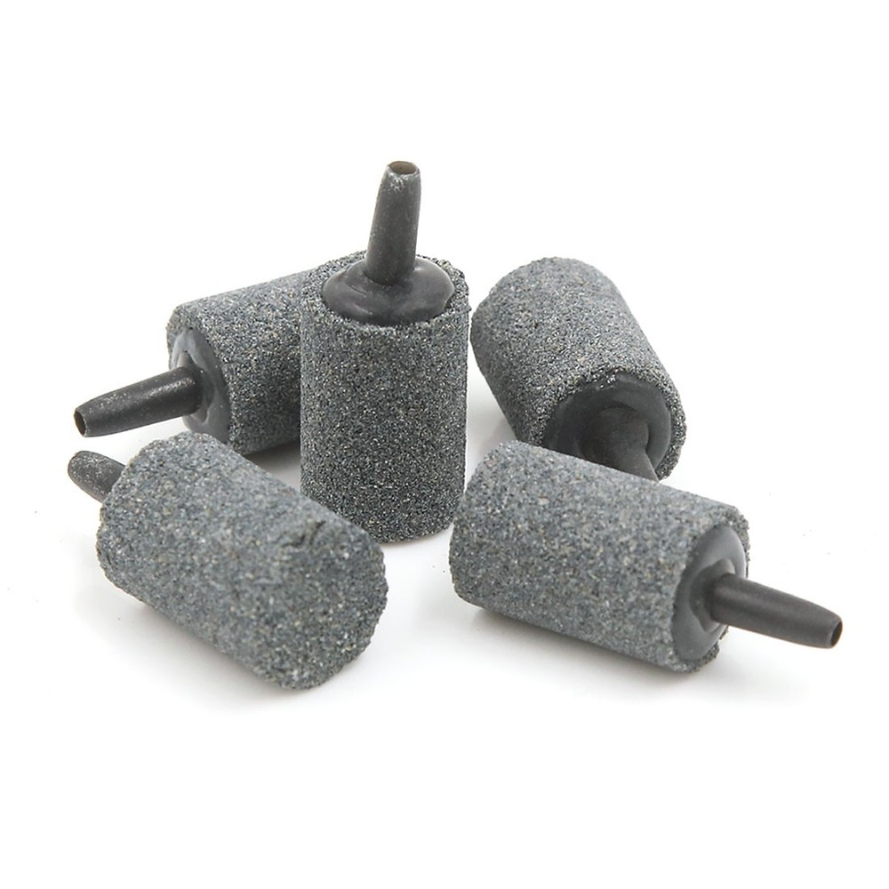 5 Pacquarium Air Grey Stone Bubble Diffusers Make 25x18mm