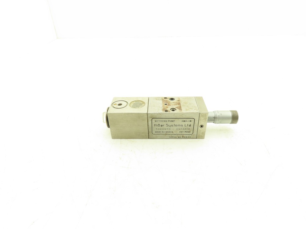 Hibar Systems HBD-1B Metering Pump