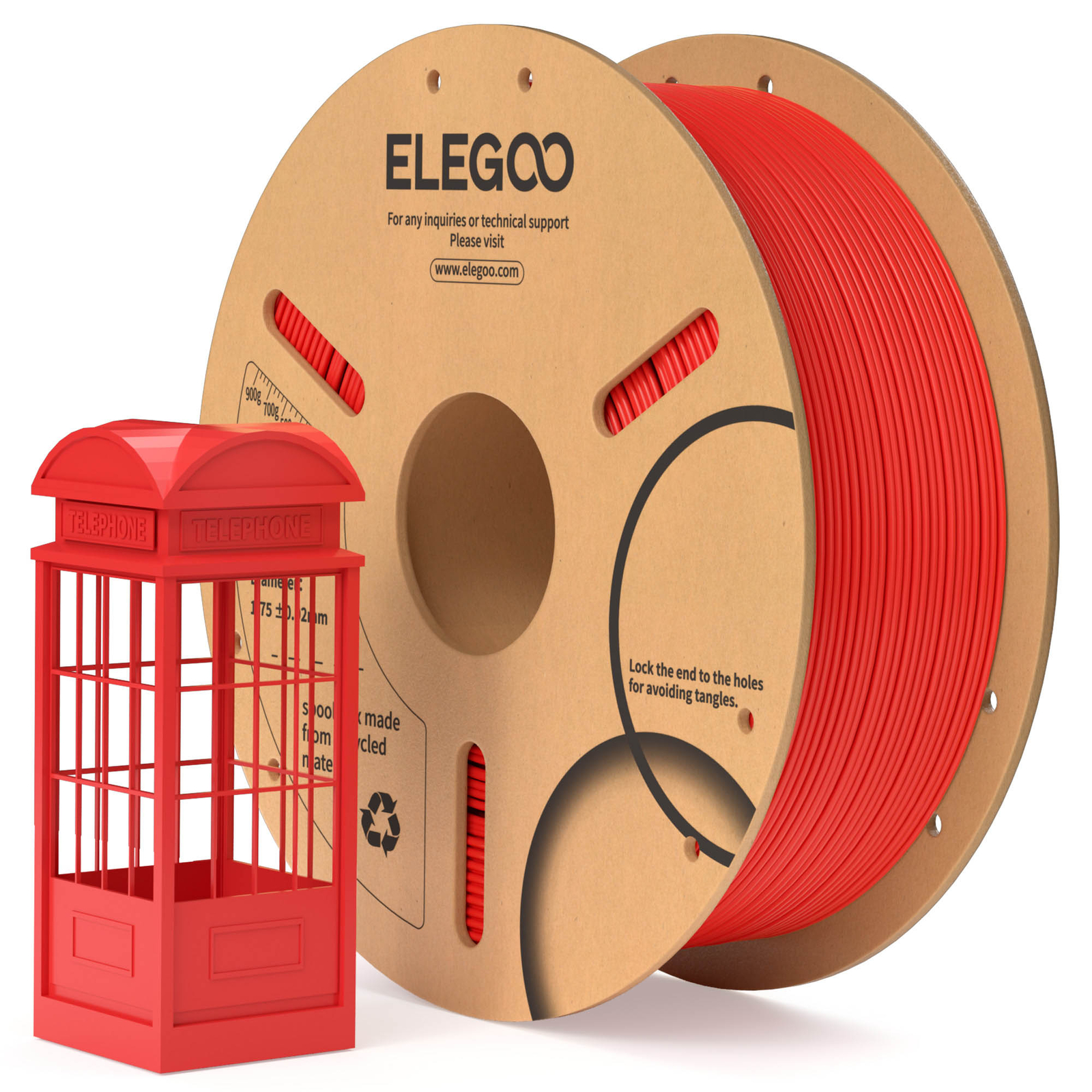【Buy 6 Get 4 Free,Add 10】ELEGOO PLA Rapid PLA+ PETG TPU 3D Printer Filament 1KG