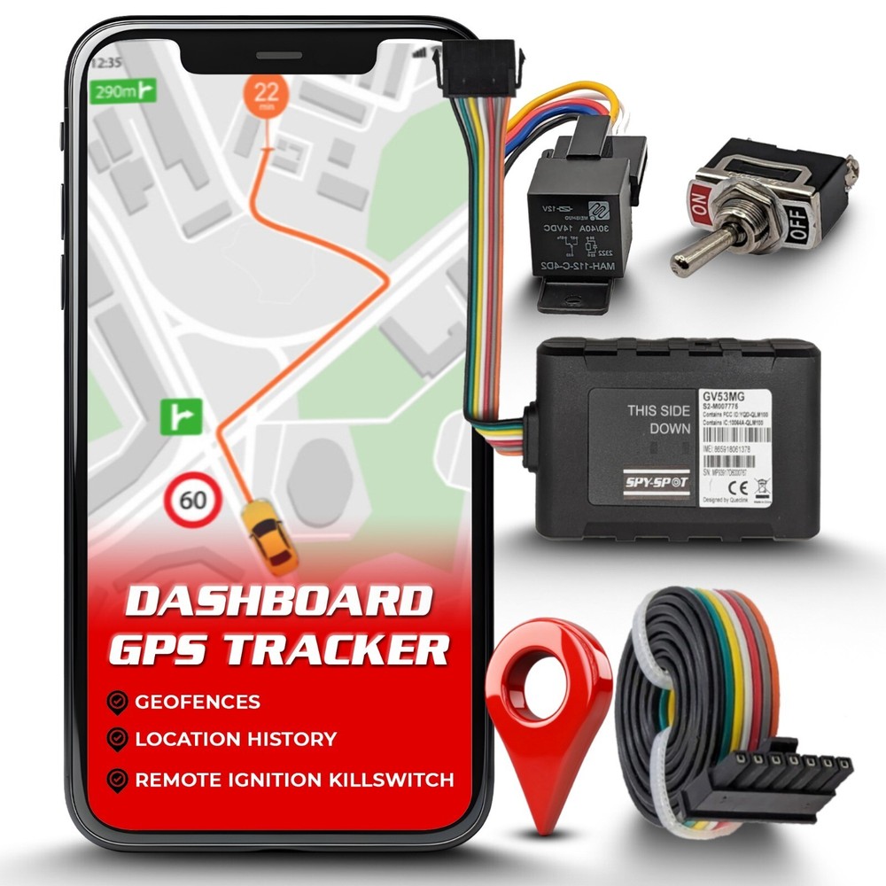 Spy Spot 4G Hard wire Tracker and Kill Switch Fleet Management Tracking Systems