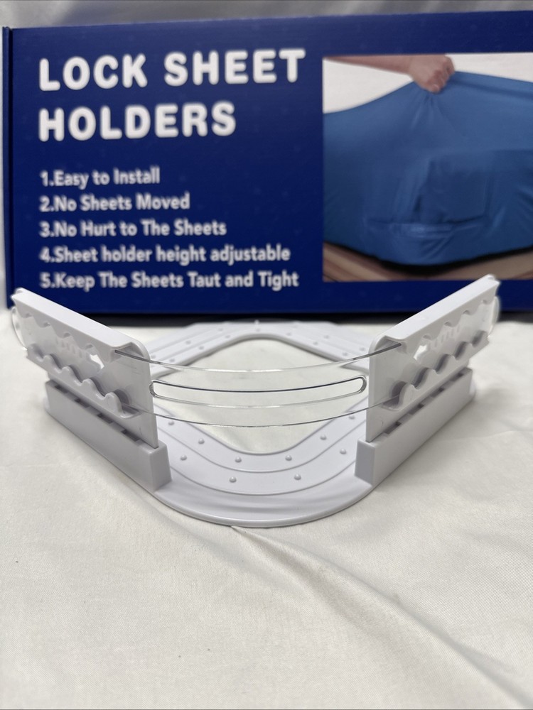 Sheet Holders for Bed Corners Fasteners Keep Sheets Secure Fitted Sheet Holders
