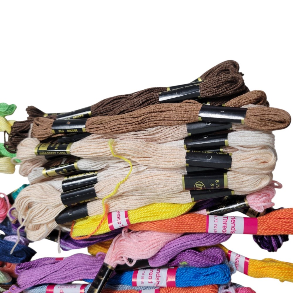 150+ Assorted Embroidery Floss DMC IRIS FRIENDSHIP THREAD