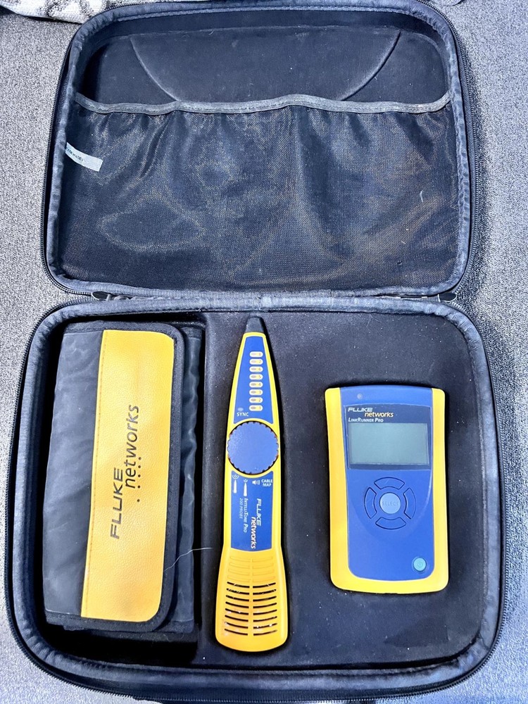 Fluke Networks LinkRunner Pro Network Multimeter + IntelliTone 200 Probe + Case