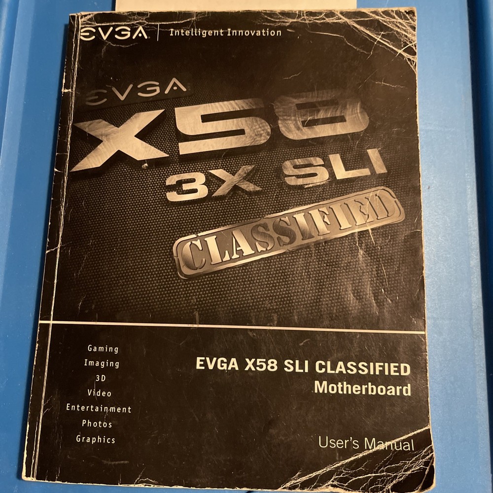 Manual And Software Eggs X58 SLI