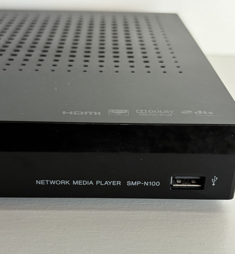 Sony SMP-N100 Network Media Player with Remote - No Ac Adapter