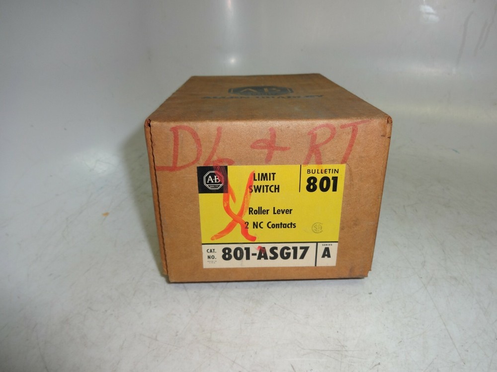 Allen Bradley 801-ASG17 Limit Switch Roller Lever 600V