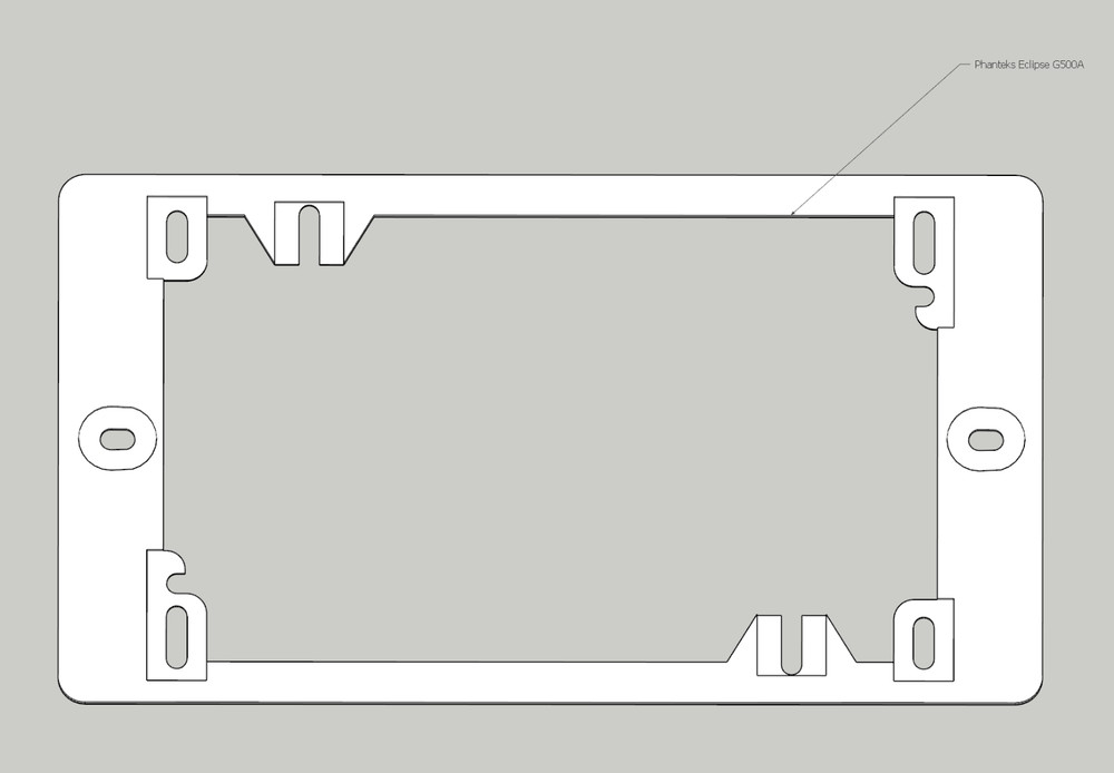 Phanteks Eclipse G500A  P500A, Psu Bracket Case, Power Supply Tray, 3D Printed