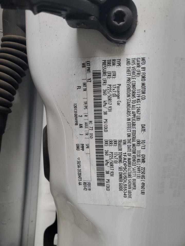 Used Steering Column fits: 2013 Ford C-max keyless ignition push button start Gr