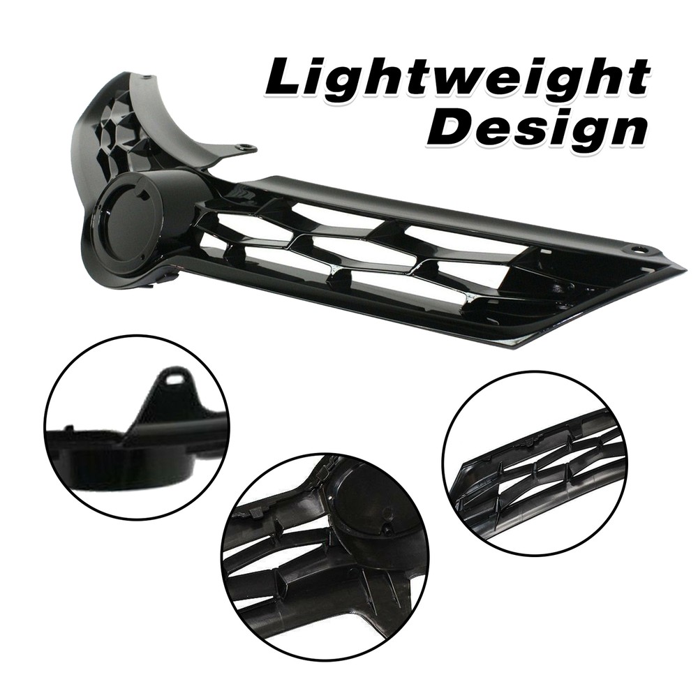 For 2014 2015 2016 Toyota Corolla S Front Upper Lower Bumper Grill Grille 2pcs