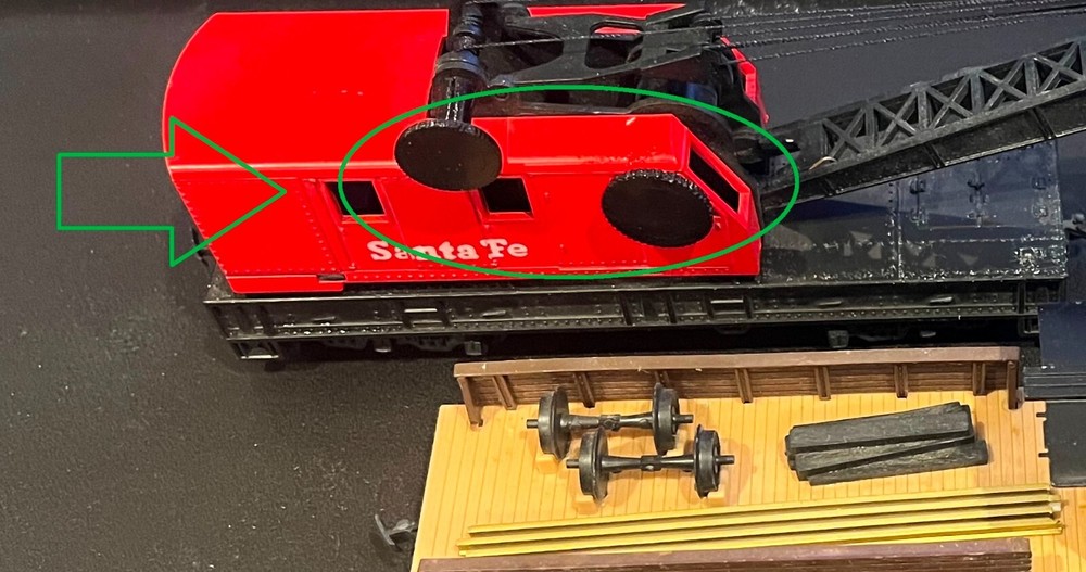 HO Train parts - Crane knobs